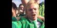 VIDEO: Reporter mobbed by Irish fans as he attempts to gauge mood at Olympic Stadium