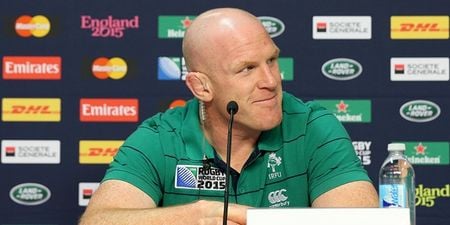 Paul O’Connell had a witty response when asked about England fans turning to Ireland