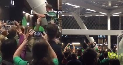 Video: These Irish fans are having great craic at London’s Olympic stadium