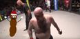 VIDEO: Fighter gets choked out, literally shits himself