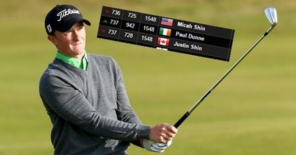 Paul Dunne made an almighty leap up the world rankings after more St. Andrew’s heroics