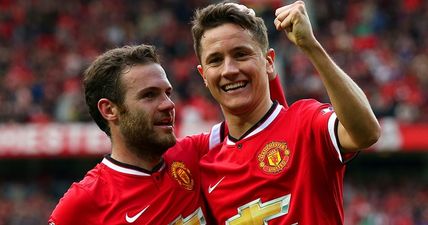 VIDEO: Juan Mata’s diving meant that he and Ander Herrera weren’t always as bromantic