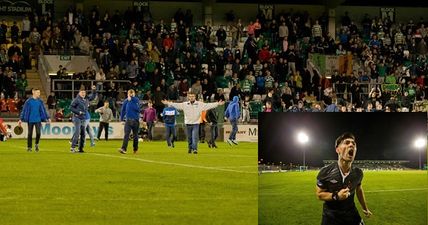 VIDEO: Shamrock Rovers fans stormed the pitch but couldn’t stop Dundalk from retaining title