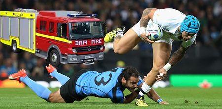 London Fire Brigade cruelly trolls Rugby World Cup flops England during their Uruguay game