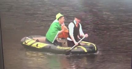 VIDEO: Nothing is going to stop these Irish fans from getting to the Millennium Stadium