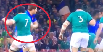 Sean O’Brien’s Rugby World Cup could be over if he is cited for punch on Pascal Pape