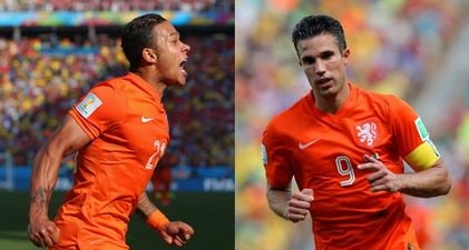 Memphis Depay involved in bust-up with Robin van Persie on international duty