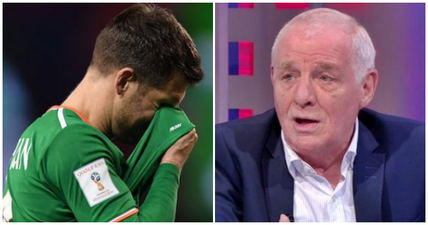 This old photo shows that Eamon Dunphy and Wes Hoolahan go way back