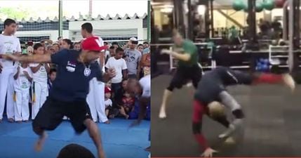 VIDEO: Jose Aldo plays capoeira but is he better at it than Conor McGregor?