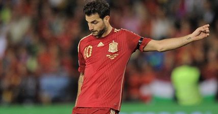 The stat that suggests Cesc Fabregas should never be allowed take another penalty for Spain