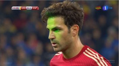 WATCH: A real dick move from a fan may have caused Cesc Fabregas to miss penalty