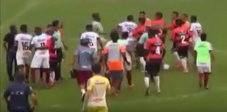 VIDEO: 11 red cards shown after huge brawl erupts during u20s match