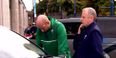 VIDEO: Paul O’Connell looks absolutely heartbroken leaving Ireland’s team hotel on crutches