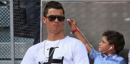 WATCH: Cristiano Ronaldo Jr asks grandmother about Messi, she was decidedly unimpressed