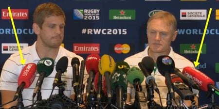 Kiwi journalists show up to Irish press conference with only one thing on their mind