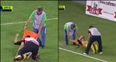 Watch: Injured Greek player receives hilariously awful medical treatment