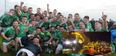 VIDEO: Antrim club’s champions arrive home in fine style… on the back of a tractor