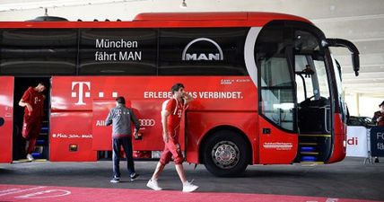 Bayern Munich crash team bus on the way to Arsenal game