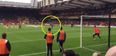 WATCH: Alexis Sanchez’s outrageous banana kick in the Arsenal warm-up proves he is a freak