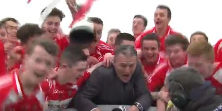 VIDEO: TG4 presenters caught up in wild Monaghan county minor title celebrations