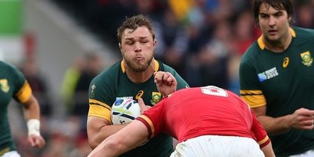 Duane Vermeulen produces what must surely be the best World Cup quote