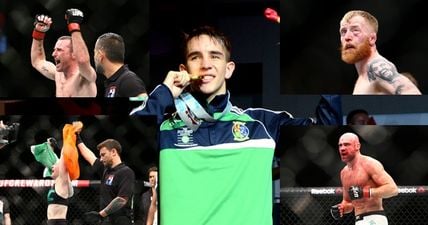 Michael Conlan with congratulations and commiserations for the fighting Irish of UFC Dublin