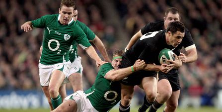 VIDEO: Signed Munster and Ireland shirts take pride of place in Dan Carter’s giant trophy cabinet