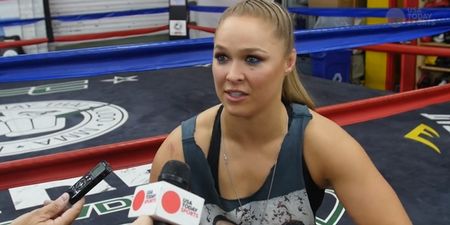 PIC: Ronda Rousey spotted training for the first time since Holly Holm defeat