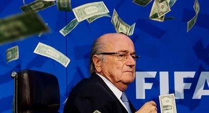 PIC: The Sepp Blatter inspired Halloween costume is absolutely wonderful