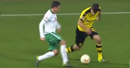 VIDEO: The Bundesliga hosted a rare triple nutmeg on Saturday afternoon