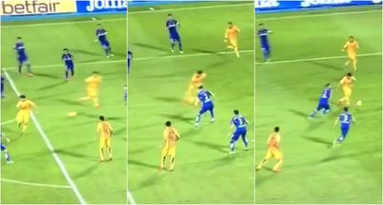 Watch: Luis Suarez scores landmark goal after fantastic back-heel assist from teammate