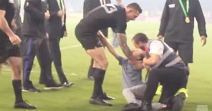 WATCH: The moment that a child was tackled before having his day made by Sonny Bill Williams