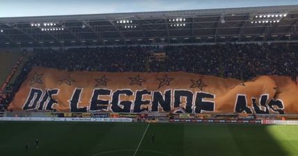 Lower league German supporters unveil one of football’s greatest banners (Video)