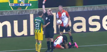 VIDEO: Prepare to weep for the future of football as worst theatrics of all time result in red card