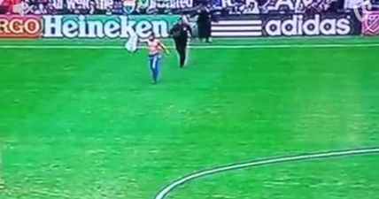 VIDEO: MLS pitch invader never stood a chance