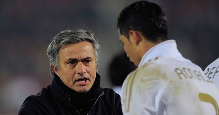 Cristiano Ronaldo once had to be held back from hitting Jose Mourinho at Real Madrid