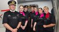 Pics: Qantas staff forced to wear All Blacks’ jerseys after losing World Cup final bet