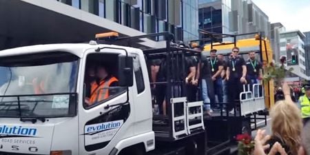 VIDEO: New Zealand’s World Cup victory parade was wonderfully short on frills