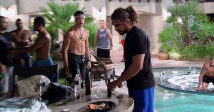 VIDEO: Absinthe leads to poolside mayhem in The Ultimate Fighter house