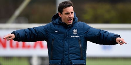 Gary Neville tormenting Salford City managers with early morning text messages