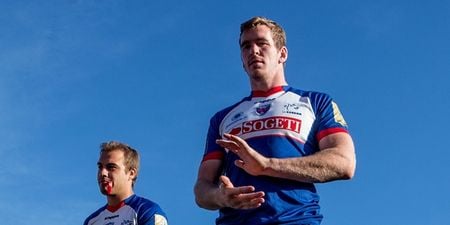 Irish rugby’s in-form centre is tearing it up in France