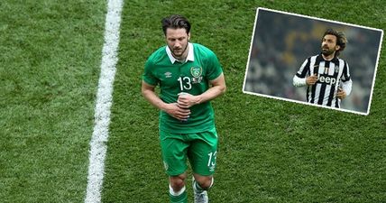 Republic of Ireland midfielder has been compared to none other than Andrea Pirlo