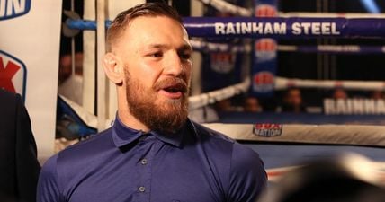 Conor McGregor’s latest training spot is definitely a step up from rain-plagued Dublin