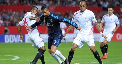 WATCH: Did Cristiano Ronaldo try to slap a Sevilla player?