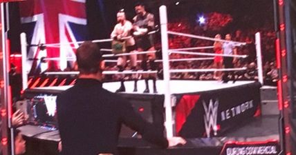 VIDEO: Wayne Rooney is at the wrestling and has only slapped Wade Barrett