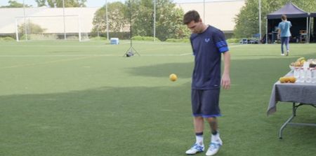 VIDEO: Lionel Messi playing keepy-ups with an orange is as Lionel Messi as you’d expect