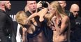 VIDEO: Things got very heated at the Ronda Rousey v Holly Holm staredown