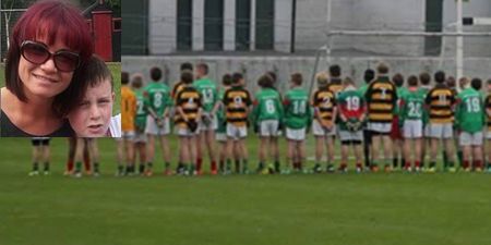 Offaly children remember former classmate with emotional tribute at GAA schools game