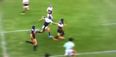 Video: Japanese out-half takes advantage of tackling clusterf— to score a try