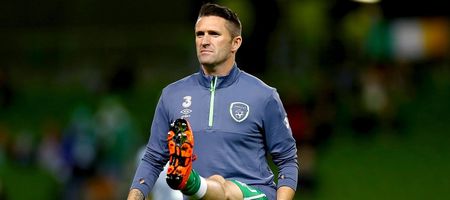 WATCH: Robbie Keane loses his rag with Bosnian player during pre-match warm-up